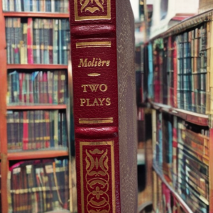 Collectible Leatherbound "Two Plays" Moliere 1980- Tartuffe and the Would-be Gentleman; French Theater Literature