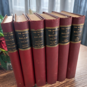 The Novels of Balzac 1899, Antique Collectible